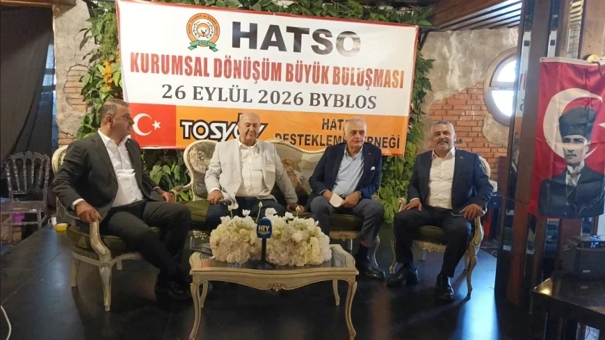HATSO Başkan Adayları Hikmet Çinçin, Mehmet Alakuş ve Ali Dablan Hatay İçin Aynı Masada Buluştu