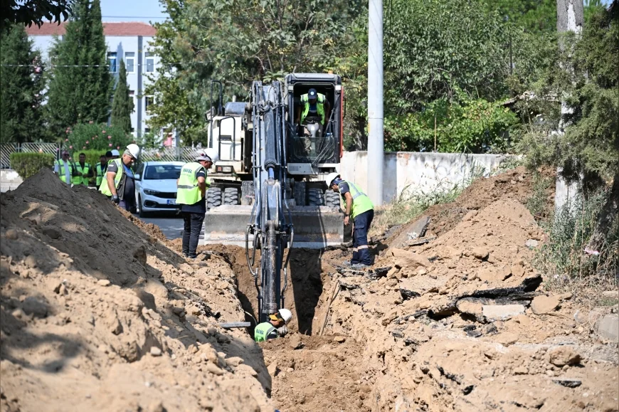Alaşehir Baklacı’da Taşkın Sorununa 1,2 Kilometrelik Altyapı Çözümü