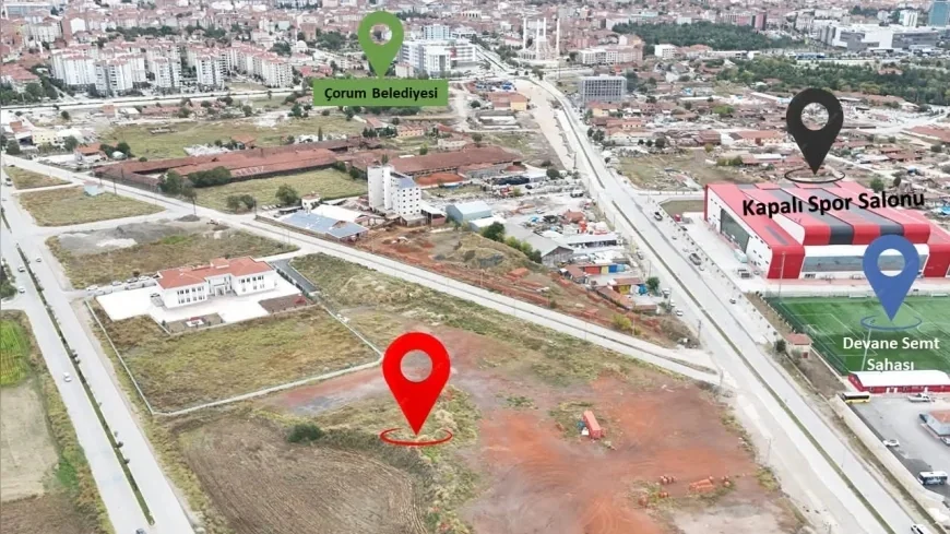 Çorum’da UMKE Lojistik Deposu ve Acil Sağlık Hizmetleri İstasyonu Projesinde Yapım Çalışmaları Başladı