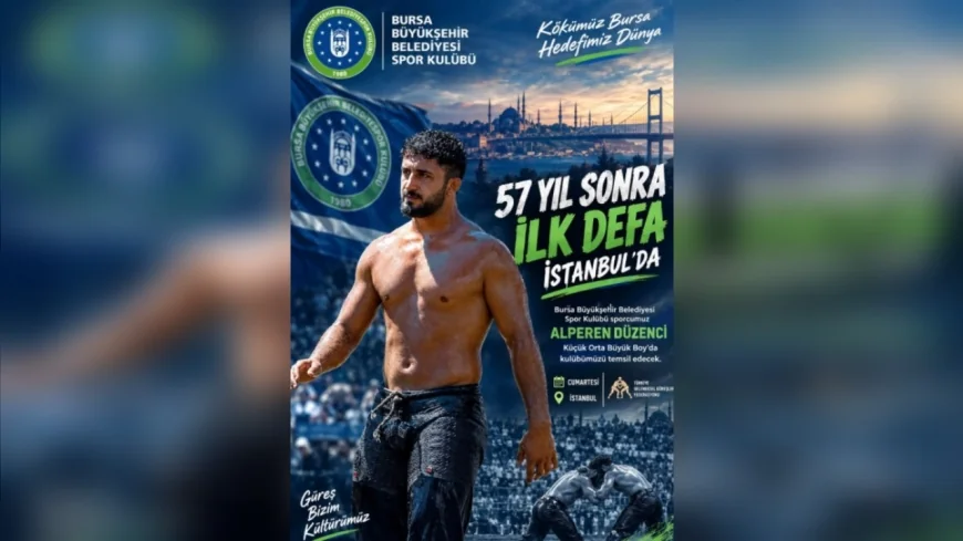 Bursa Büyükşehir Belediyespor Güreşçisi Alperen Düzenci Cumhurbaşkanlığı Kupası’nda Er Meydanına Çıkacak
