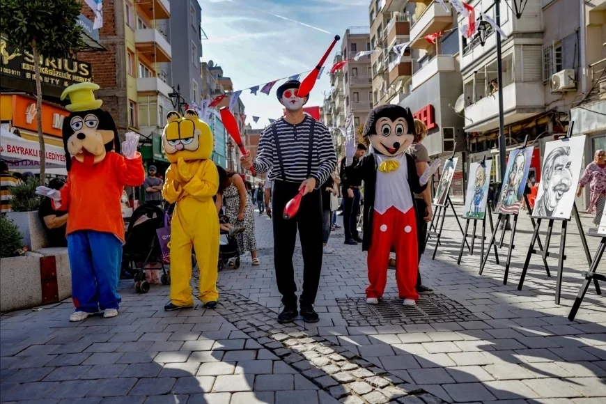 Bayraklı’da Karikatür ve Çocuk Şenliği üç gün boyunca sanat ve eğlenceyi buluşturdu