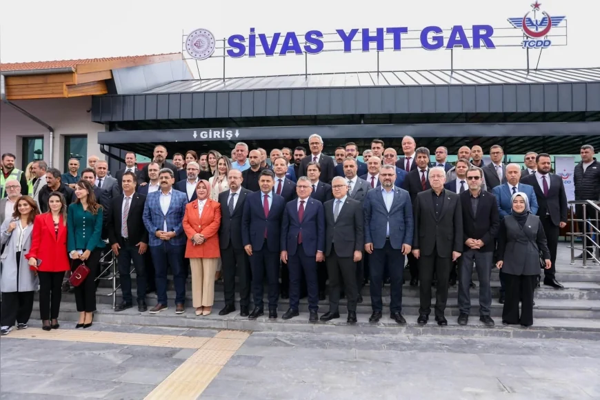 Sivas Yüksek Hızlı Tren Yeni Gar Binası törenle hizmete açıldı