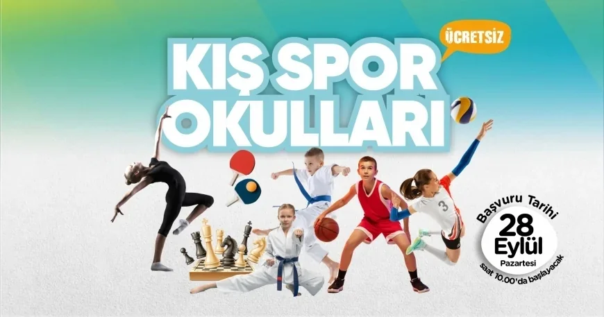 Başiskele Belediyesi’nin Ücretsiz Kış Spor Okulları İçin 9 Branşta Başvurular Başladı