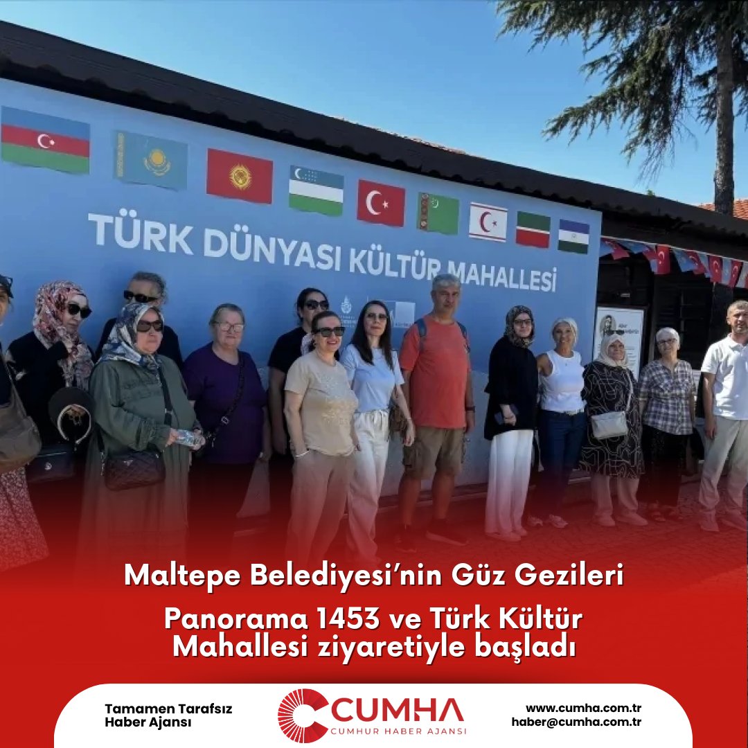 Maltepe Belediyesi’nin Güz Gezileri Panorama 1453 ve Türk Kültür Mahallesi ziyaretiyle başladı