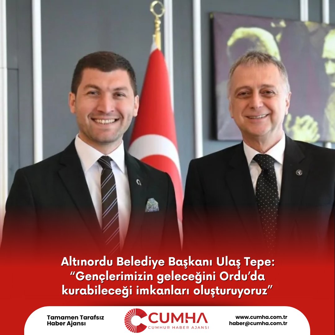 Altınordu Belediye Başkanı Ulaş Tepe: “Gençlerimizin geleceğini Ordu’da kurabileceği imkanları oluşturuyoruz”