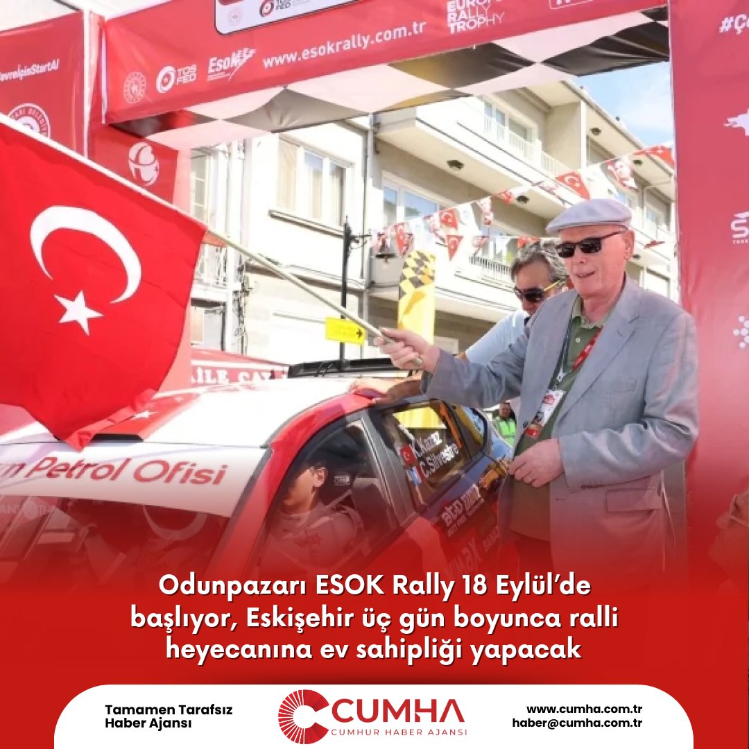 Odunpazarı ESOK Rally 18 Eylül’de başlıyor, Eskişehir üç gün boyunca ralli heyecanına ev sahipliği yapacak