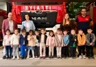 Yunusemreli 55 minik öğrenci İtfaiye Haftası’nda yangına müdahaleyi uygulamalı öğrendi