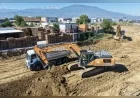 Bursa Büyükşehir Belediyesi İnegöl’de 7 kilometrelik yeni imar yolunda sathi kaplamaya başladı