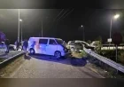 Çorum-Samsun kara yolunda otomobil ile minibüs çarpıştı, 3 kişi yaralandı