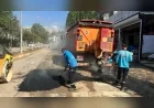 Adıyaman Belediyesi 6 Mahallede Yol Onarımını Sürdürüyor, Hastane Caddesi Yeni Asfalta Hazırlanıyor