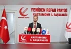 Yeniden Refah Partisi Kastamonu İl Başkanı Av. Akif Güzel: “Devlet adalet ile hükmeder ve adalet ile ayakta kalır”