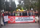 Çorum’da Görme Engelliler Beyaz Bastonlarıyla Yürüdü, Kılavuz Çizgileri İçin Duyarlılık Çağrısı Yapıldı