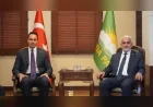HÜDA PAR Genel Başkanı Zekeriya Yapıcıoğlu, DYP Genel Başkanı Cenk Küpeli’yi Genel Merkezde Ağırladı