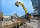 Bursa Büyükşehir Belediyesi Geçit ve Nilüferköy’de Kanalizasyon ve Yağmur Suyu Hatlarını Güçlendiriyor