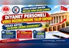Uzman Diyanet-Sen Genel Başkanı Ramazan Çelik: “Devletin verdiği zammı, vergi dilimi geri almasın”