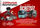Manisa Büyükşehir Belediye Başkanı Besim Dutlulu: “29 Ekim Cumhuriyet Bayramı’nda Toplu Ulaşım Gün Boyu Ücretsiz”