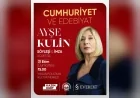ODUNPAZARI’NDA AYŞE KULİN RÜZGÂRI ESECEK: CUMHURİYET VE EDEBİYAT SÖYLEŞİSİ OKURLARI BULUŞTURACAK