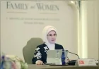 EMİNE ERDOĞAN: “KADINLARIN TOPLUM HAYATINDA GÜÇLÜ VE ETKİN BİR KONUMDA OLMASI TÜRK DÜNYASININ TARİHİ MİRASINDA VAR”