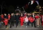 BEYKOZ’DA CUMHURİYETİN 103. YILI YÜRÜYÜŞ VE FENER ALAYIYLA BÜYÜK BİR COŞKUYLA KUTLANDI