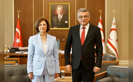 Eskişehir Büyükşehir Belediye Başkanı Ayşe Ünlüce KKTC’de kardeş şehirlerle iş birliği temaslarında bulundu