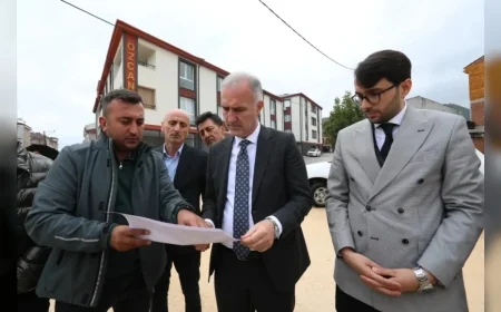 İnegöl Belediye Başkanı Alper Taban: “Cerrah’ta 27 sokakta yaklaşık 4 kilometrelik kaplama yapılacak”