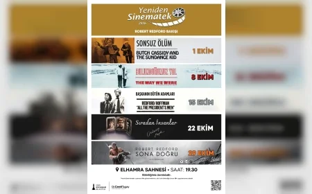 İzmir’de Yeniden Sinematek yeni sezonu “Robert Redford Bakışı” seçkisiyle açıyor