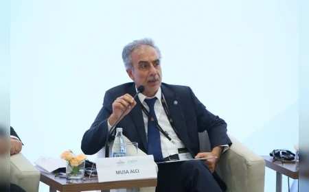 Ege Üniversitesi Rektörü Prof. Dr. Musa Alcı Bakü’de ADEX Fuarı’nda akademik iş birliklerini güçlendirdi