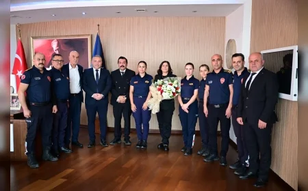 Aydın Büyükşehir Belediye Başkanı Özlem Çerçioğlu: “Ateş savaşçılarımızın yanında olmaya devam edeceğiz”