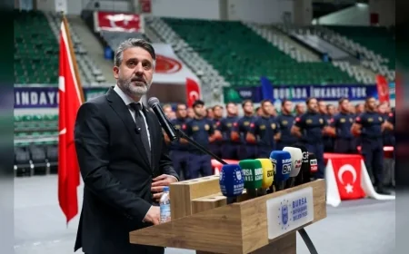 Bursa Büyükşehir Belediye Başkan Vekili Şahin Biba: “İtfaiye teşkilatımızı güçlendirmenin haklı gururunu yaşıyoruz”