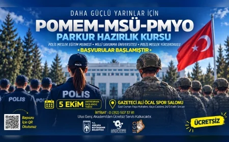 Ankara Büyükşehir Belediyesi’nden POMEM, MSÜ ve PMYO adaylarına ücretsiz parkur hazırlık kursu