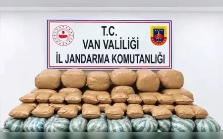 İçişleri Bakanlığı: Van’da uyuşturucu operasyonunda 517 kilogram uyuşturucu madde ele geçirildi