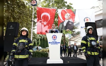Denizli Büyükşehir Belediye Başkanı Bülent Nuri Çavuşoğlu: “7 yeni itfaiye aracını daha filomuza dahil ediyoruz”