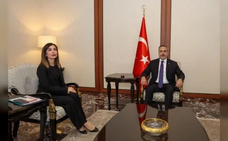 Alevi-Bektaşi Kültür ve Cemevi Başkanı Esma Ersin’den Dışişleri Bakanı Hakan Fidan’a ziyaret