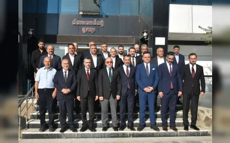 Elazığ Ticaret Borsası Başkanı Mehmet Ali Dumandağ, Adalet Bakan Yardımcısı Abdullah Aydoğdu ve İl Protokolünü Ağırladı