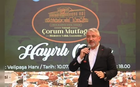 Çorum Belediye Başkanı Dr. Halil İbrahim Aşgın: “Artık gastronomide şampiyonlar ligindeyiz”