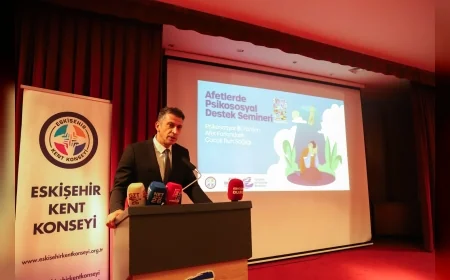 Eskişehir’de afetlerin psikolojik etkilerine karşı psikososyal destek ve dayanıklılık vurgusu
