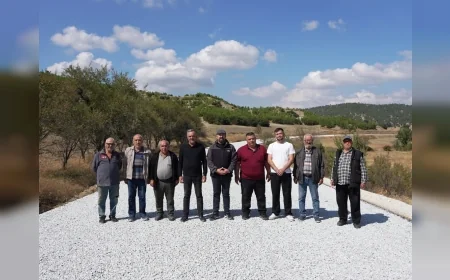 Denizli Büyükşehir Belediyesi Honaz ile Bozkurt’u 9 kilometrelik modern yolla birbirine bağladı