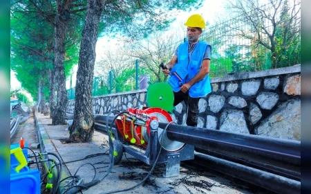 Honaz’da 5 mahallede asbestli içme suyu boruları 13,2 milyon liralık yatırımla yenileniyor
