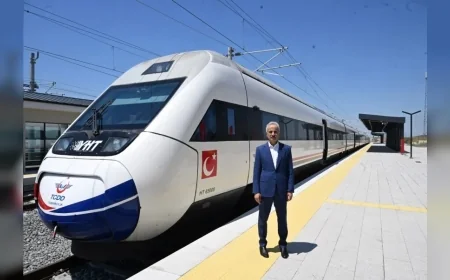 Ulaştırma ve Altyapı Bakanı Abdulkadir Uraloğlu: “Hızlı tren ağımızı Avrupa sınırına kadar ulaştırıyoruz”