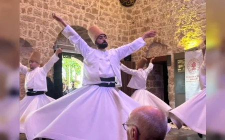 Antalya Mevlevîhânesi’nde sema gösterisiyle kültür ve maneviyat buluştu