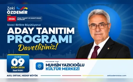 STSO Yönetim Kurulu Başkanı Zeki Özdemir: “Geleceğin Sivas’ını hep birlikte inşa etmeye davet ediyoruz”