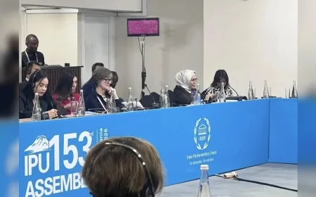 AK Parti Ankara Milletvekili Asuman Erdoğan PAB 153. Genel Kurulu’nda parlamenter diplomasiyi değerlendirdi