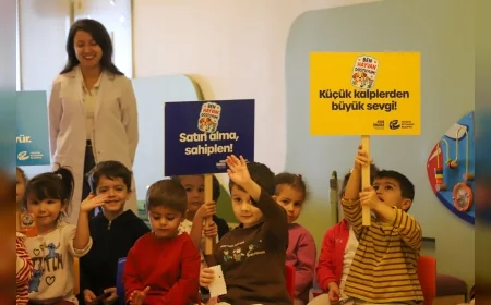 Eskişehir Büyükşehir Belediyesi Minik Öğrencilere Hayvan Sevgisini ve Sahiplenme Bilincini Anlattı