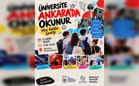 Ankara Büyükşehir Belediyesi Üniversite Öğrencilerini Müzik, Atölye ve Konserlerle Dolu Hoş Geldin Şenliği’nde Buluşturacak