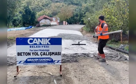 Canik Belediye Başkanı İbrahim Sandıkçı: “Ulaşım ağımızı açtığımız yeni yollarla güçlendirirken altyapısı tamamlanan yollarımızı yeniliyoruz”