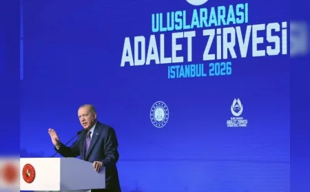 Cumhurbaşkanı Recep Tayyip Erdoğan: “Uluslararası barış ve güvenlik, adalet olmadan sağlanamaz”