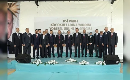 Orman Genel Müdürü Bekir Karacabey, DSİ Vakfı’nın Köy Okullarına Destek İçin Düzenlediği Yöresel Ürünler Sergisi’ne Katıldı
