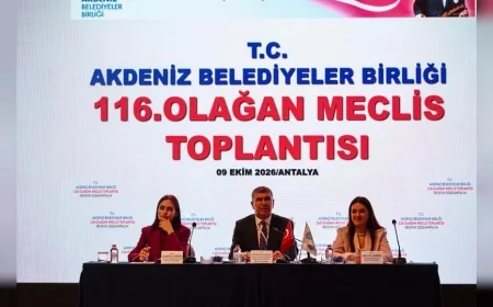 Akdeniz Belediyeler Birliği Başkanı Ali Orkun Ercengiz: “Kentlerin Dirençli Hale Getirilmesi İçin Önemli Bir Toplantı Gerçekleştirdik”