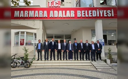 AK Parti Heyeti Marmara Adası’nda Yatırım ve Kalkınma İçin Harekete Geçti, Belediye Başkanı Aydın Dinçer ile Yeni Dönem Mesajı Verildi