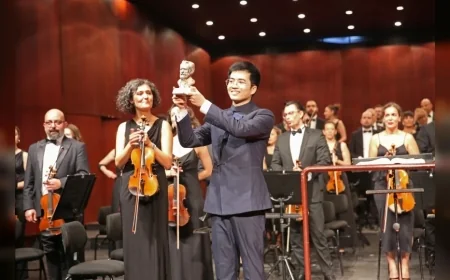Eskişehir Büyükşehir Belediyesi Senfoni Orkestrası Hancheng Guo Yönetiminde Sanatseverlerle Buluştu